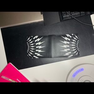 Neil Barrett lightning bolt wallet